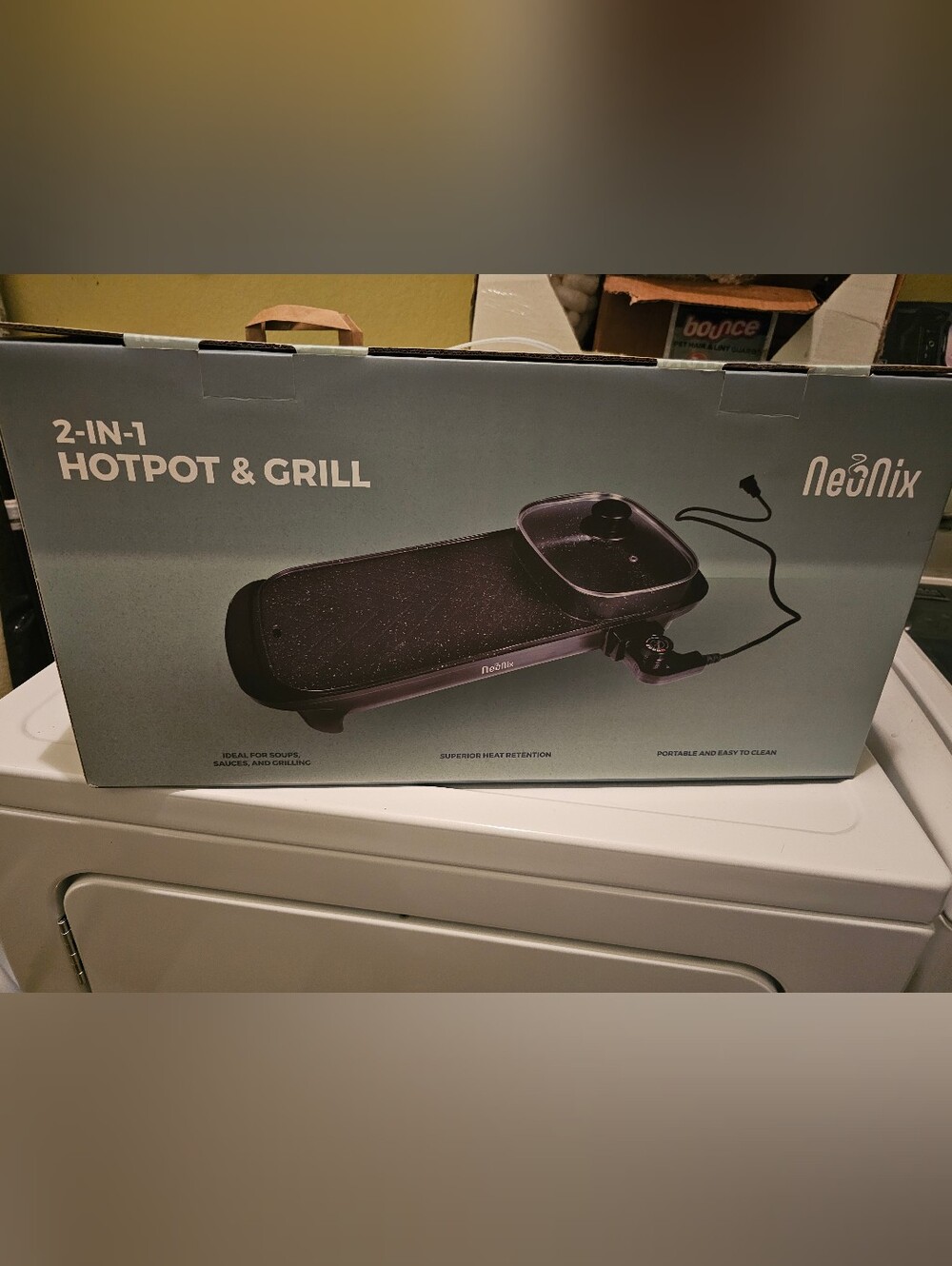2-in-1 Hot Pot Grill-Brand New